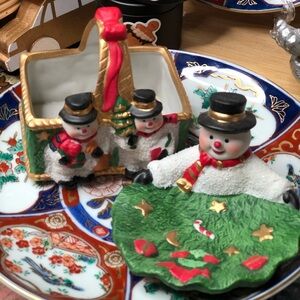 CHRISTMAS COMING ALL AUGUST!!! 
☃️☃️☃️Festive Snowman Holiday Decor Set